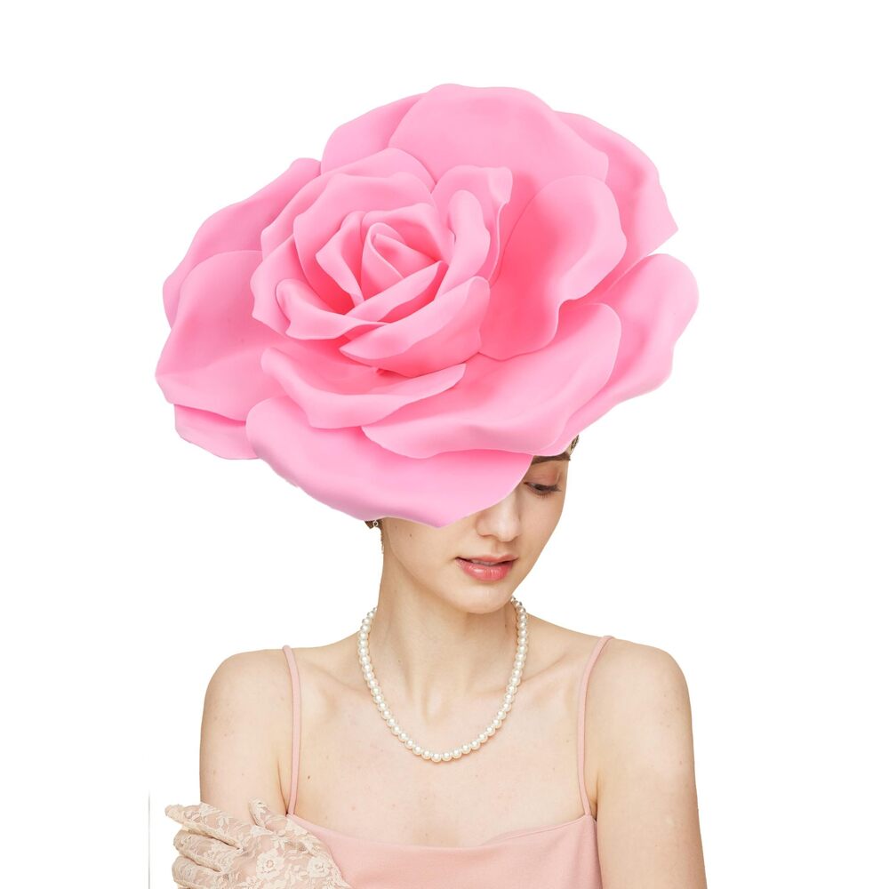 8531 Flower Fascinators Hat Tea Party Hats For Women Rose Fascinator
